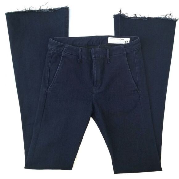 Rag & Bone | Rivington Trouser Raw Hem Flare Jeans - Picture 3 of 7